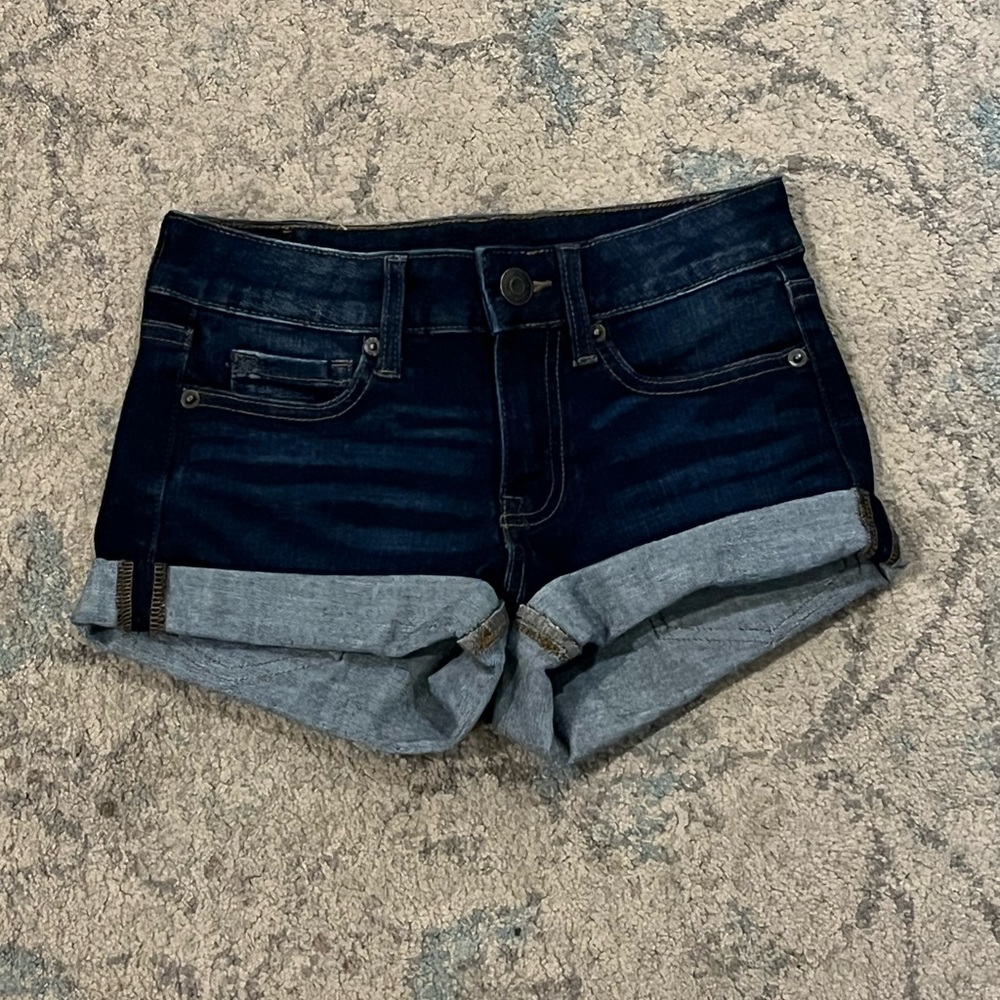 Aeropostale low rise midi mini Jean shorts